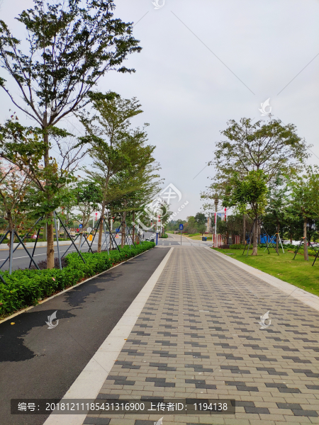 人行道自行車道
