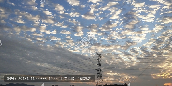 藍天白云