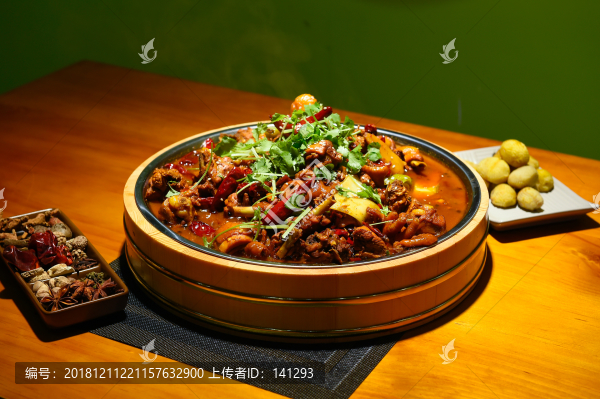 板栗大盤雞