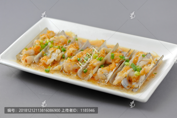 蒜蓉蒸竹蟶王