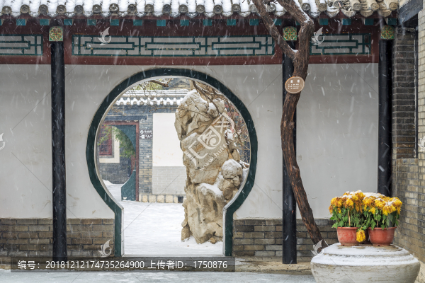 園林雪景
