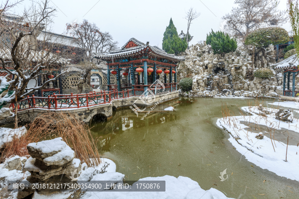 園林雪景