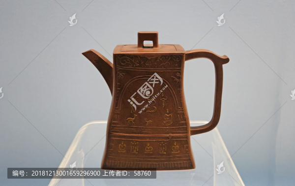 清代鄧奎金塗塔紫砂壺