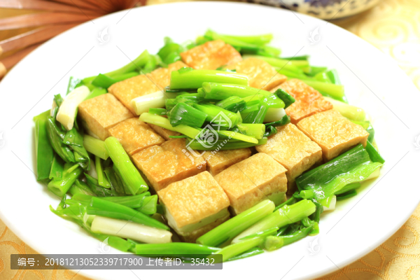 大蒜燒豆腐