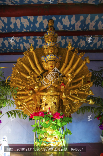 千山祖越寺大悲殿千手觀音