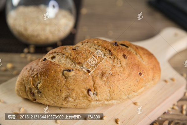 粗糧燕麥烘焙歐包面包