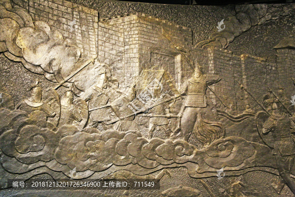 古代戰(zhàn)爭(zhēng)場(chǎng)景浮雕
