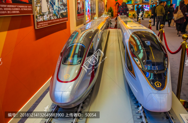 高速列車展覽模型