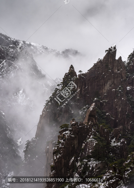 冬季黃山