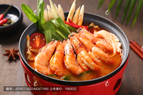 冬陰功湯泰國菜美食蝦