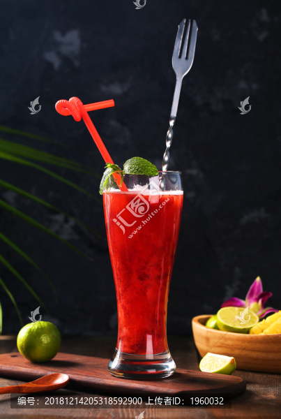 火龍果汁冷飲料鮮榨