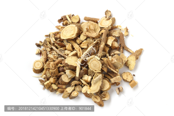 中藥材苦參白底白背景圖片