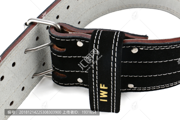 力量訓(xùn)練舉重深蹲運動牛皮腰帶