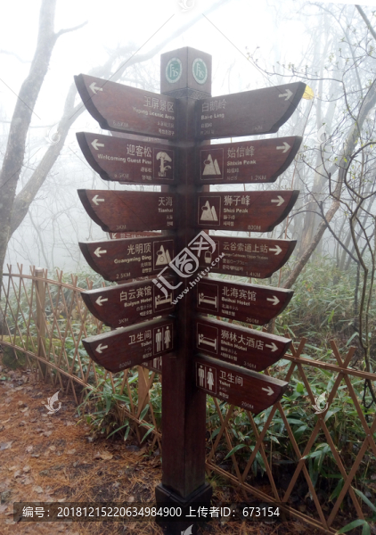 景區(qū)指示牌
