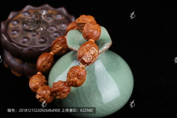 羅漢核雕