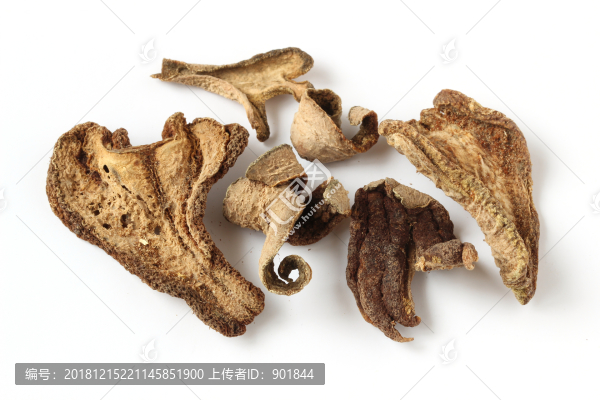 中藥材佛手白底白背景圖片