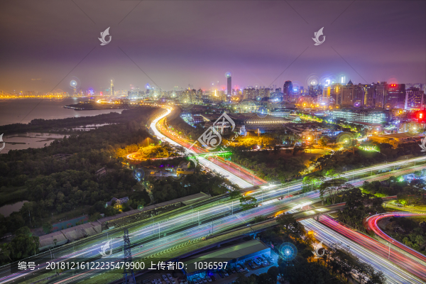 深圳濱海大道夜景