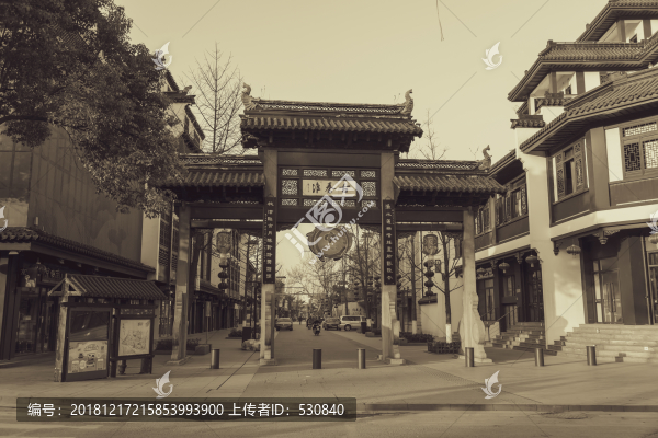 南京秦淮河老照片