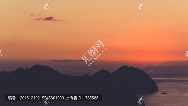 海島黃昏