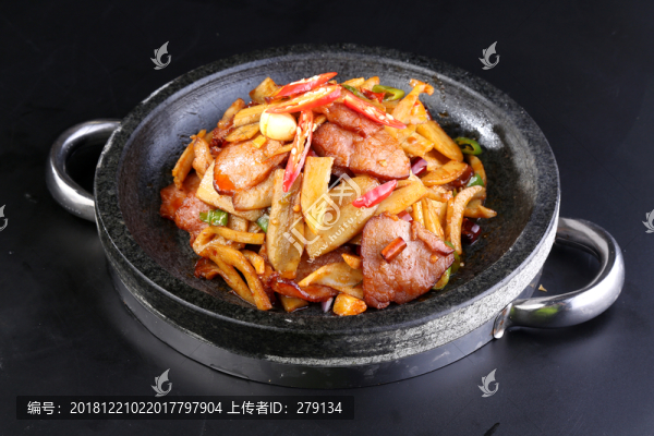 臘肉炒蓮菜