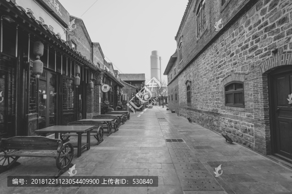 老濟南建筑街景