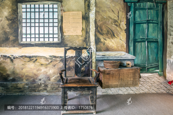 老木椅老物件場景圖