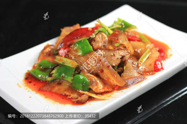 青椒炒豬耳