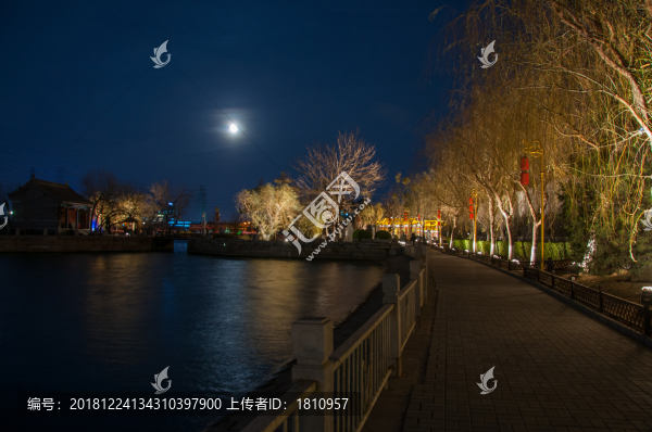 通惠河畔夜景