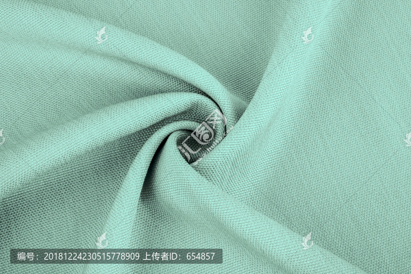 淡綠色純色化纖窗簾布背景