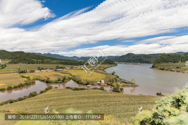 桓仁米倉溝渾江山水風光0