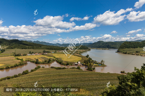 桓仁米倉溝渾江山水風(fēng)光0