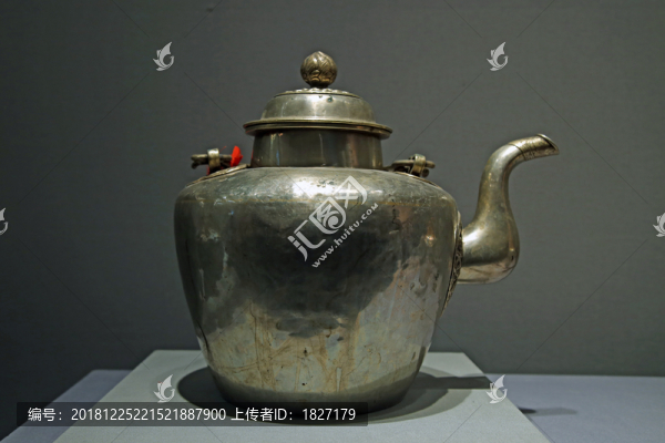 白銅茶壺