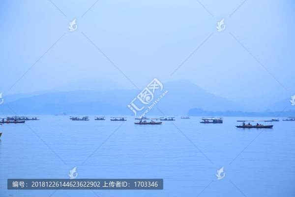 西湖山水畫