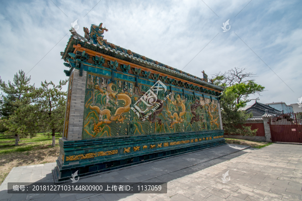 大同文廟五龍壁
