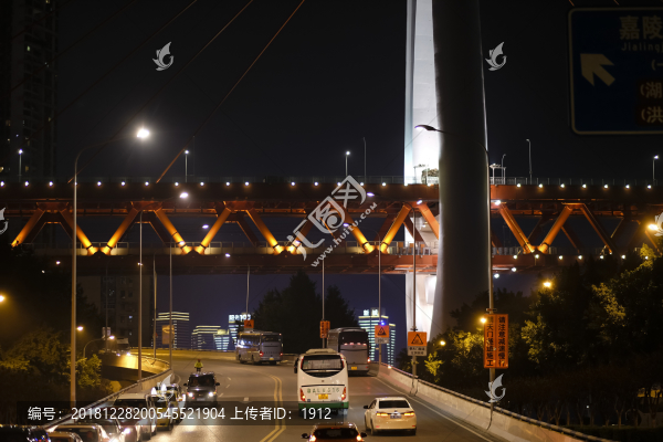 千廝門大橋夜景