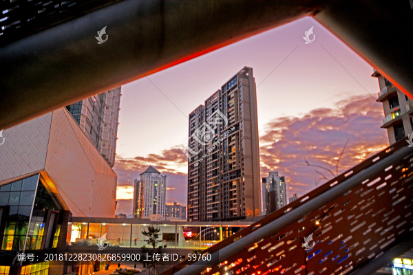 沙頭角黃昏風(fēng)景