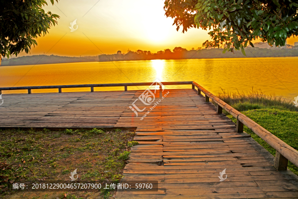 東莞松山湖黃昏風(fēng)景