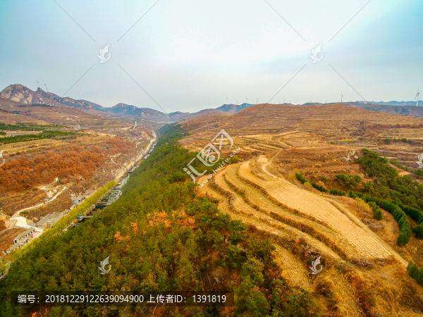 航拍海陽地雷戰(zhàn)旅游景區(qū)