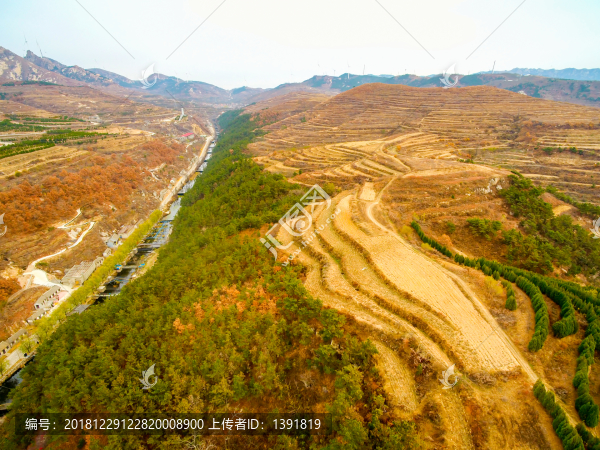 航拍海陽地雷戰(zhàn)旅游景區(qū)