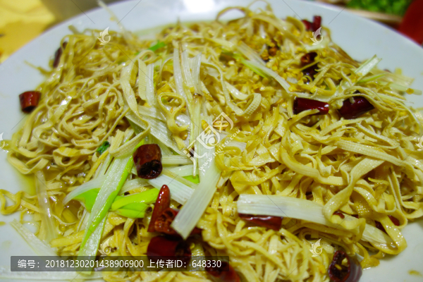 熗干豆腐絲