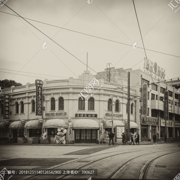 老上海南京路街景