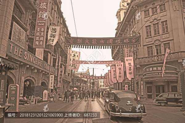 老上海街景