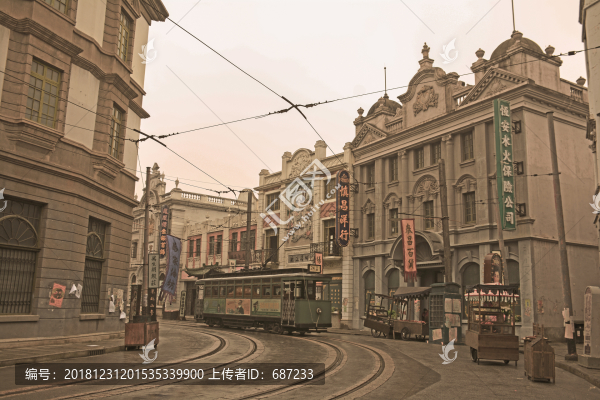 老上海街景