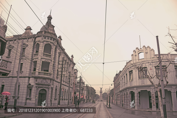 老上海街景