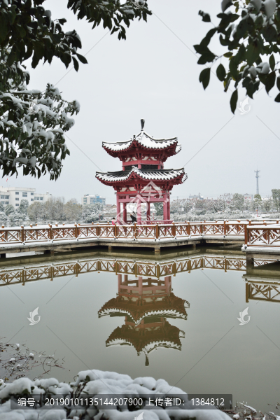 江南雪景