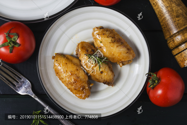 烤雞中翅