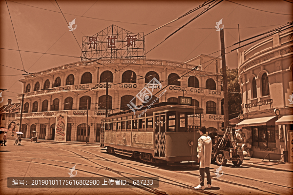 老上海街景