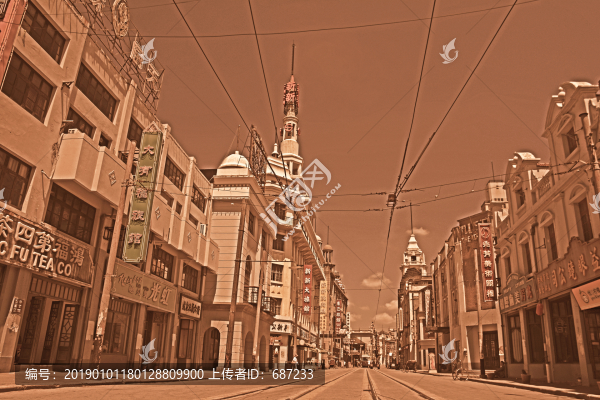 老上海街景