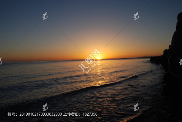 青海湖日出