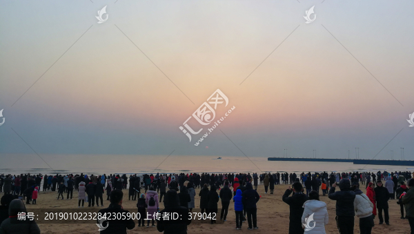 大海日出